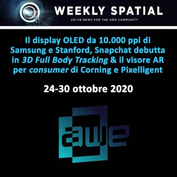 Weekly Spatial 24-30 ottobre 2020