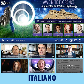 AWE Nite Firenze “Psicologia Aumentata e Virtuale”: ecco il video dell’evento