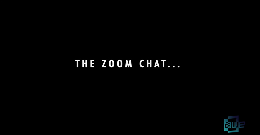 The ZOOM chat