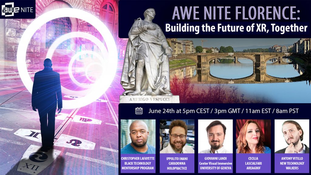 AWE Nite Florence presents Building the Future of XR Together