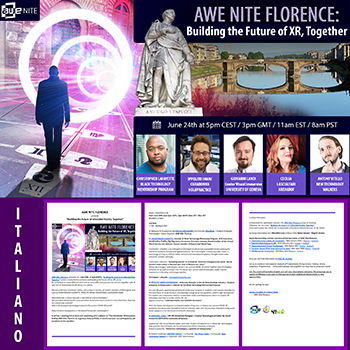 AWE Nite Firenze presenta “Costruire Insieme il Futuro della Realtà Estesa”