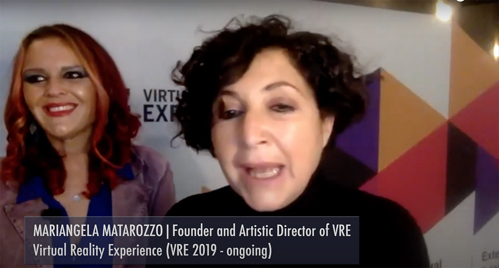 Mariangela Matarozzo VRE FEST e Cecilia Lascialfari ARea6DoF
