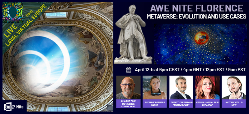 AWE Nite Florence "Metaverse:Evolution and Use Cases"