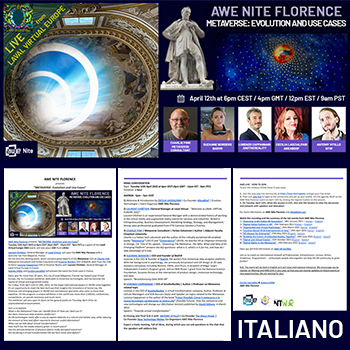 AWE Nite Firenze “METAVERSO: Evoluzione e Casi d’Uso”