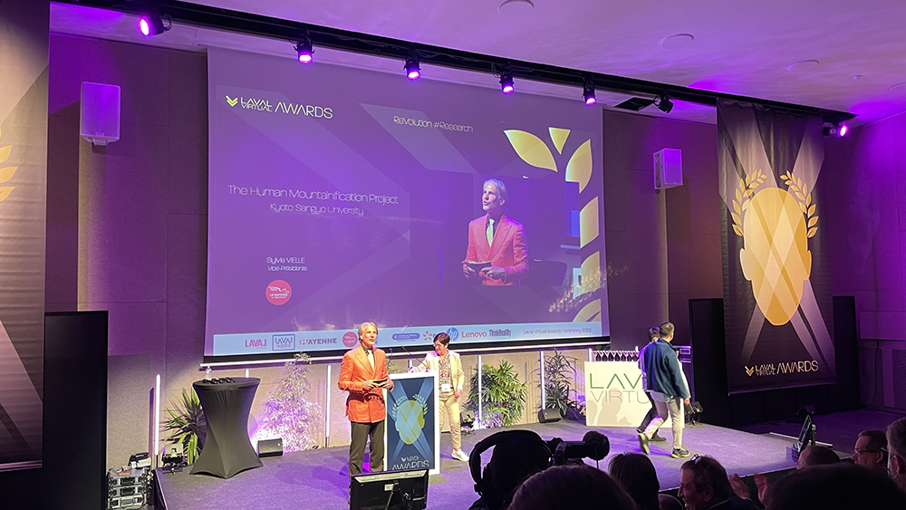 Benjamin De Wit during Laval Virtual Awrds
