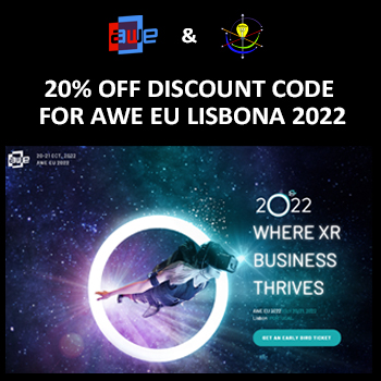 20% OFF DISCOUNT CODE FOR AWE EU LISBON, PORTUGAL, 2022