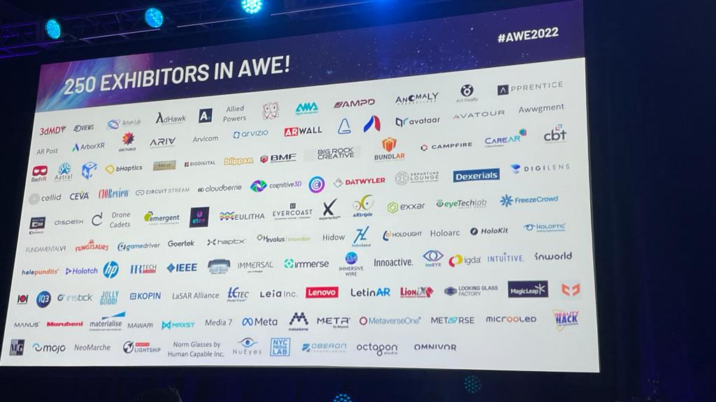 AWE USA 2022 - 250 EXHIBITORS IN AWE