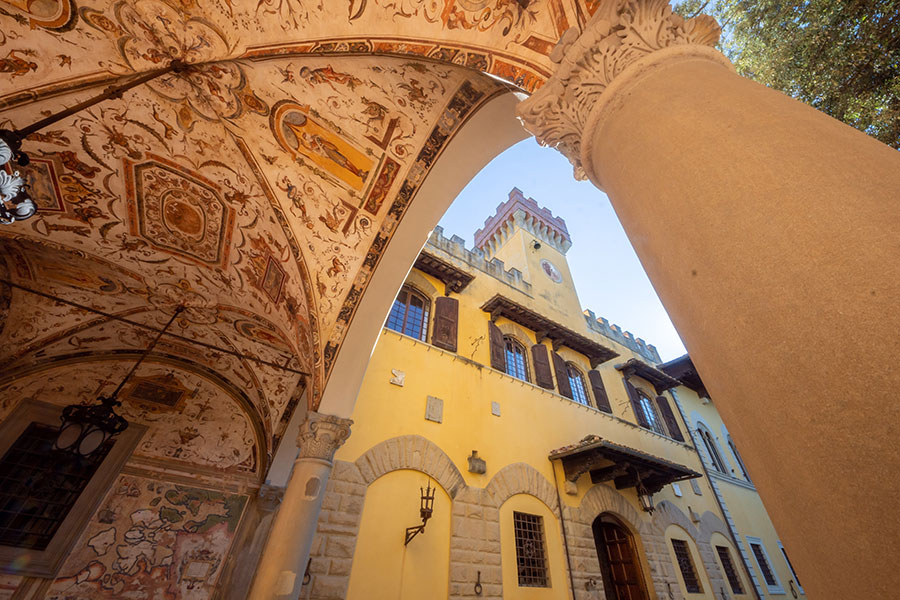 Villa La Loggia in Florence, Italy, the prestigious headquarters of Giunti Editore