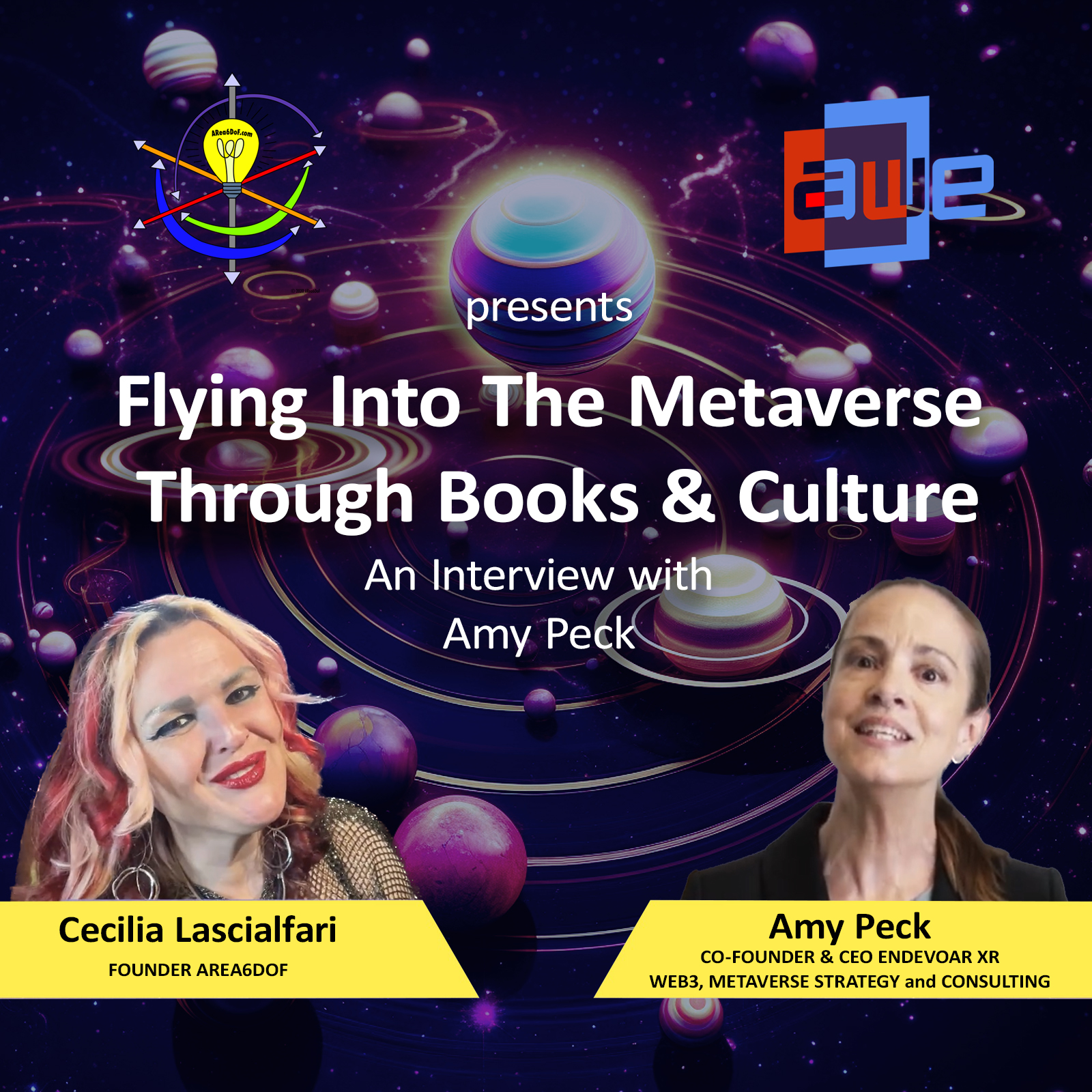 AMY PECK at “Flying Into The Metaverse Through Books & Culture” – ENDEAVORXR